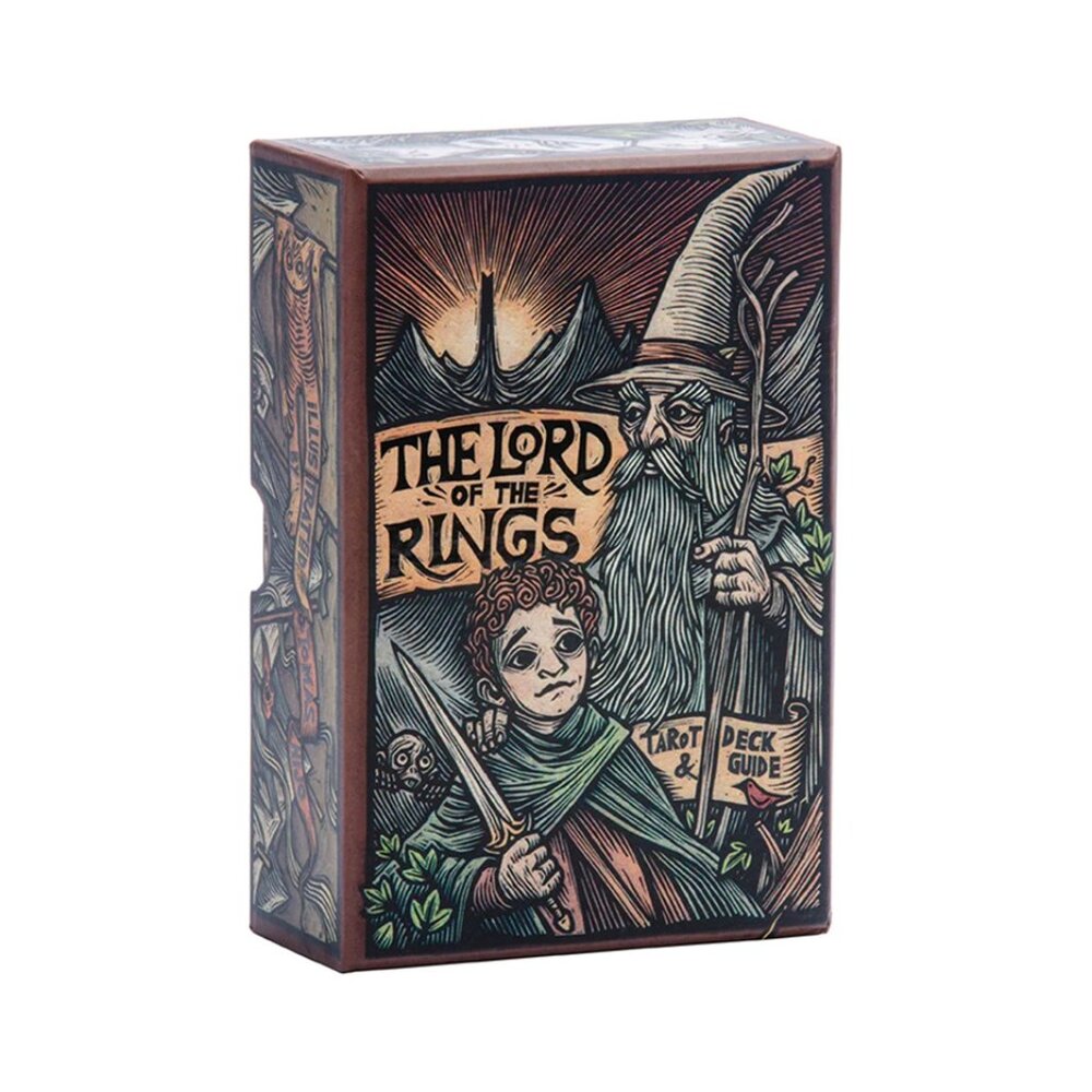 Lord of the Rings Tarot Deck & Guidebook - Hobbit Frodo & More - Fun CCG